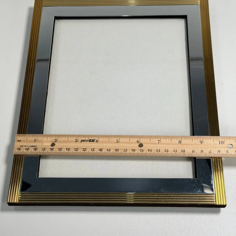 Vintage Picture Frame Ornate Old World‎ French Cottagecore Gold 9x11
